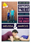 Urban Chic Date - Save the Date Cards 