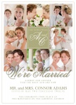 Share your nuptial news with beautiful Wedding Announcements from Simply to Impress! Choose from our wide variety of designs today. - Couple Collage