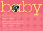 On Her Way! - Baby Girl Shower Invitations
