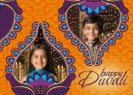 Royal Purple Diwali - Diwali Cards
