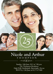 Green Marquis - Anniversary Invitations	