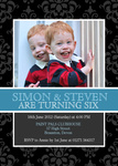 Our Jolly Boys - Twin Party Invitations