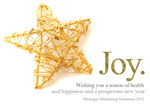 Gold Star -  Christmas Cards for Business