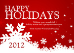 Snowflake Cut Out -  Christmas Cards for Business