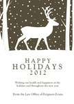 Slate Silhouette -  Christmas Cards for Business