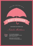 Country Pink Check - Baby Girl Shower Invites
