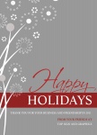 Silver Petals - Company Christmas Cards
