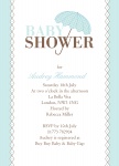 Diamond Ribbon - Couples Baby Shower Invitations 