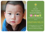 Holiday Happy -  Christmas Birth Announcement Cards