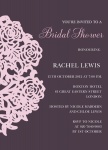 Royal Rose Cut-Out - Hen Party Invitations 