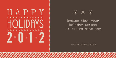 Christmas Cards for Business, Holiday Fonts Design