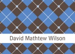Argyle Perfection - Thank You Cards for Men	