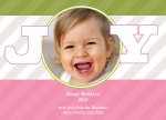 Holiday Peppermint -  Babys First Christmas Cards