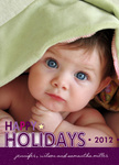 Plum Happy -  Babys First Christmas Cards