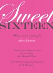 Nothing Sweeter - Teenage Party Invitations