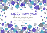 Bursting Bubbles -  Happy New Year Cards 