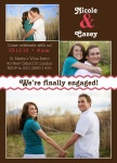 Chocolate Ribbon - Engagement Party Invites
