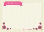 Darling Daisy - Personalised Baby Thank You Cards