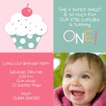 Lil' Cherry Cake - kids party invites