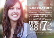 Translucent Star - graduation party invitations