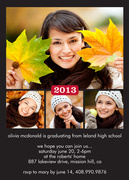 graduation party invitations - Four Shot