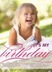 Fuschia Pattern - kids party invites