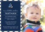 Photo Boy Birthday Invitations - Sailor Stripe