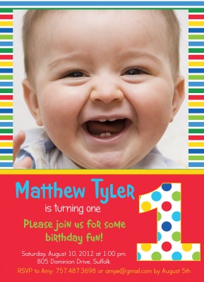 Kids Birthday Invitations, Crayon Colors Design