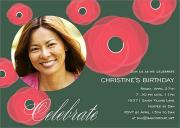 Pink Voile - Adult Birthday Invitations