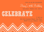  Adult Birthday Party Invitations - Citrus Celebration