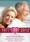 Wedding Anniversary Invitations - Perfect Heart