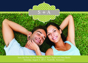 Save the Date Photo Cards - Swiss Dot Date