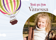 Away We Go! - Birthday Thank You Cards