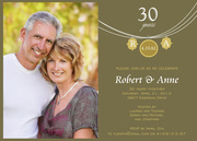Celebrate Love - Wedding Anniversary Invitations