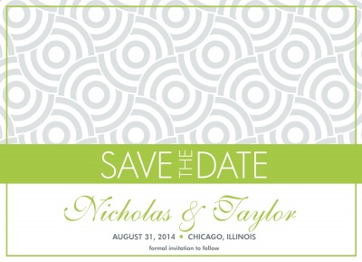 Save the Date Cards, Circle Me Date Design
