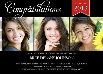 Graduation, Classic Onyx Design