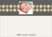 Adorably Argyle -  Baby Thank You Notes