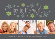 Festive Flakes - photo Christmas cards