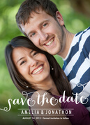 Dashing Duo Date - Save the Date Photo Cards