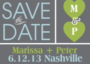 Save the Date Photo Cards - Equals Two Date