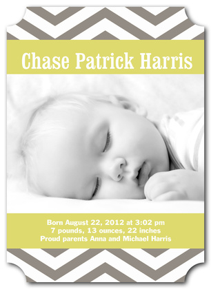 Birth Announcements, Silver Spring Design