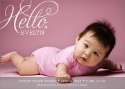 Baby Girl Announcements - Lilac World