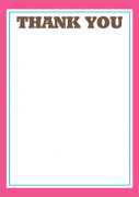  Birthday Thank You Notes - Candy Gal