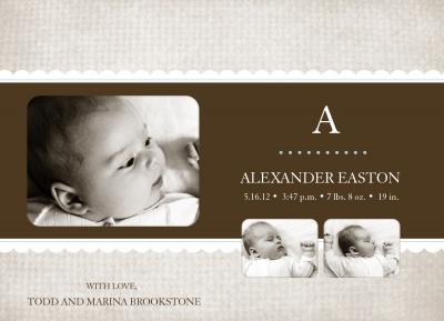 Birth Announcements, Mister Natural Design