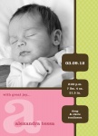 Girl Baby Announcements - Miss Modern Mobile