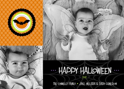 Halloween Greeting Cards, Batty Baby Design