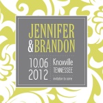 Lime Damask Date