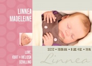 Pink Moment -  Birth Announcements for Girls