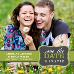 Natural Date -  Save the Date Cards for Wedding 