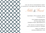 Sophisticate Print - Engagement Party Invites